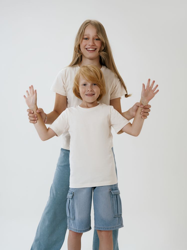 Футболка детская T-Bolka Kids, молочно-белая-6