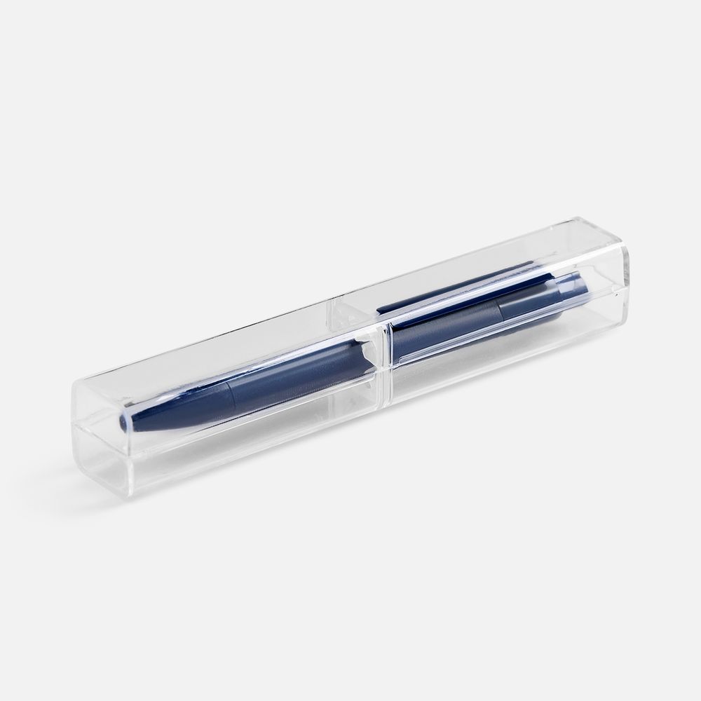 Ручка шариковая Prodir DS4 PMM-P в футляре, темно-синяя-1