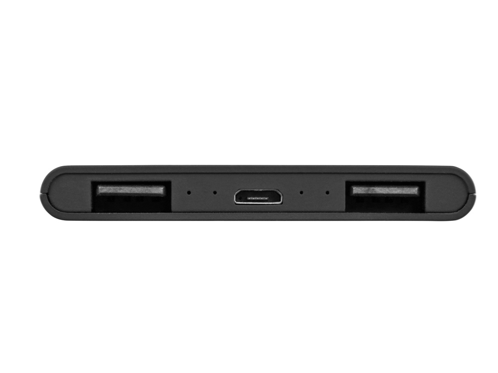 Портативное зарядное устройство с белой подсветкой логотипа Faros, soft-touch, 4000 mAh-5