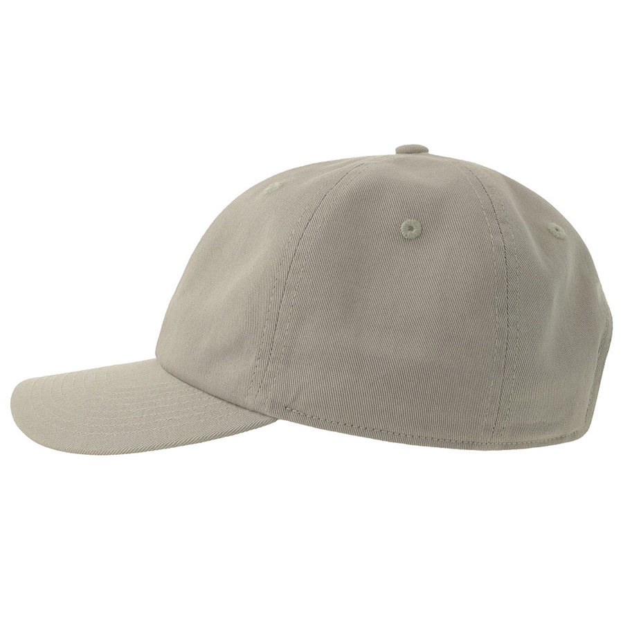 Бейсболка DAD HAT-S, 6 клиньев, металлическая застежка, серый-6