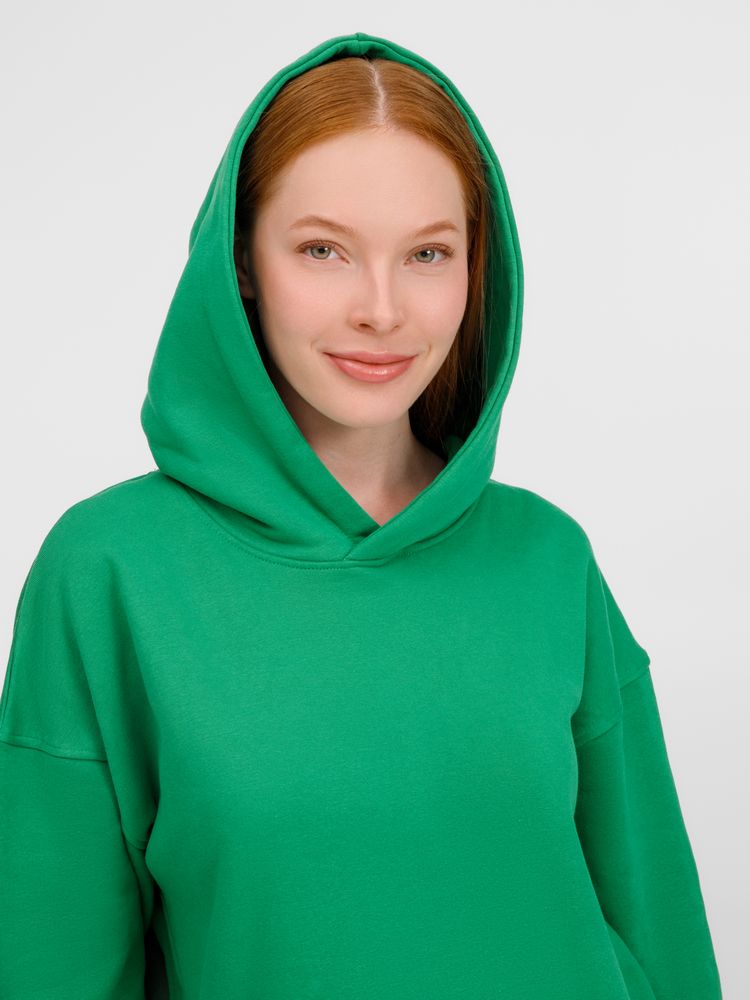 Худи оверсайз унисекс Tolla, зеленое-9