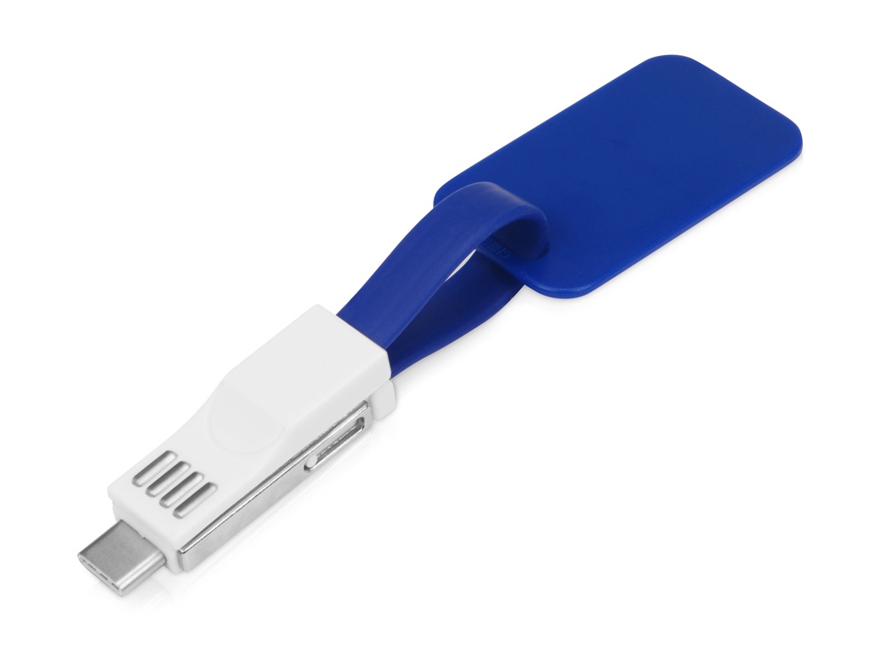 Зарядный кабель 3-в-1 Charge-it, синий-1