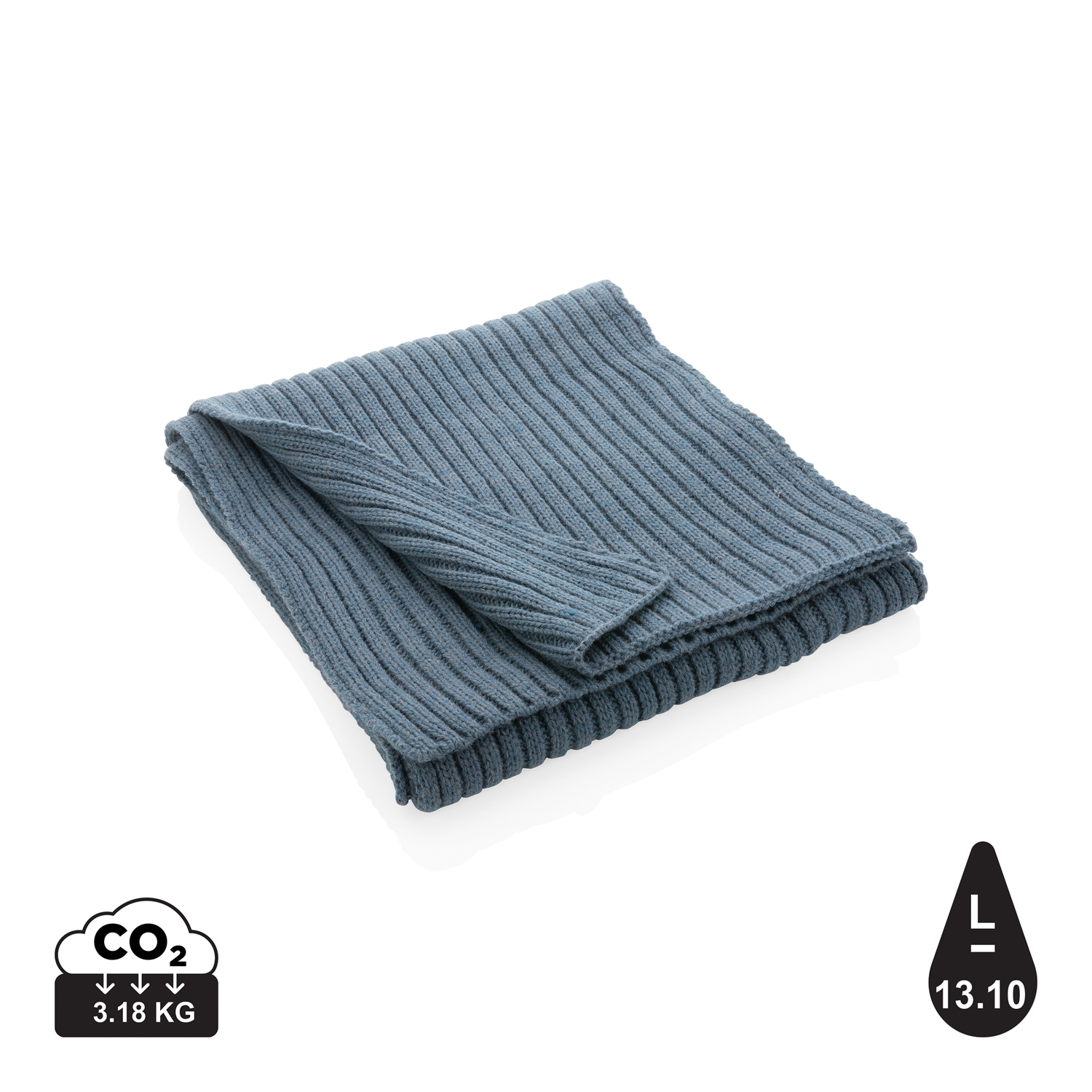 Вязаный шарф Impact из Polylana® AWARE™, 180x25 см-0