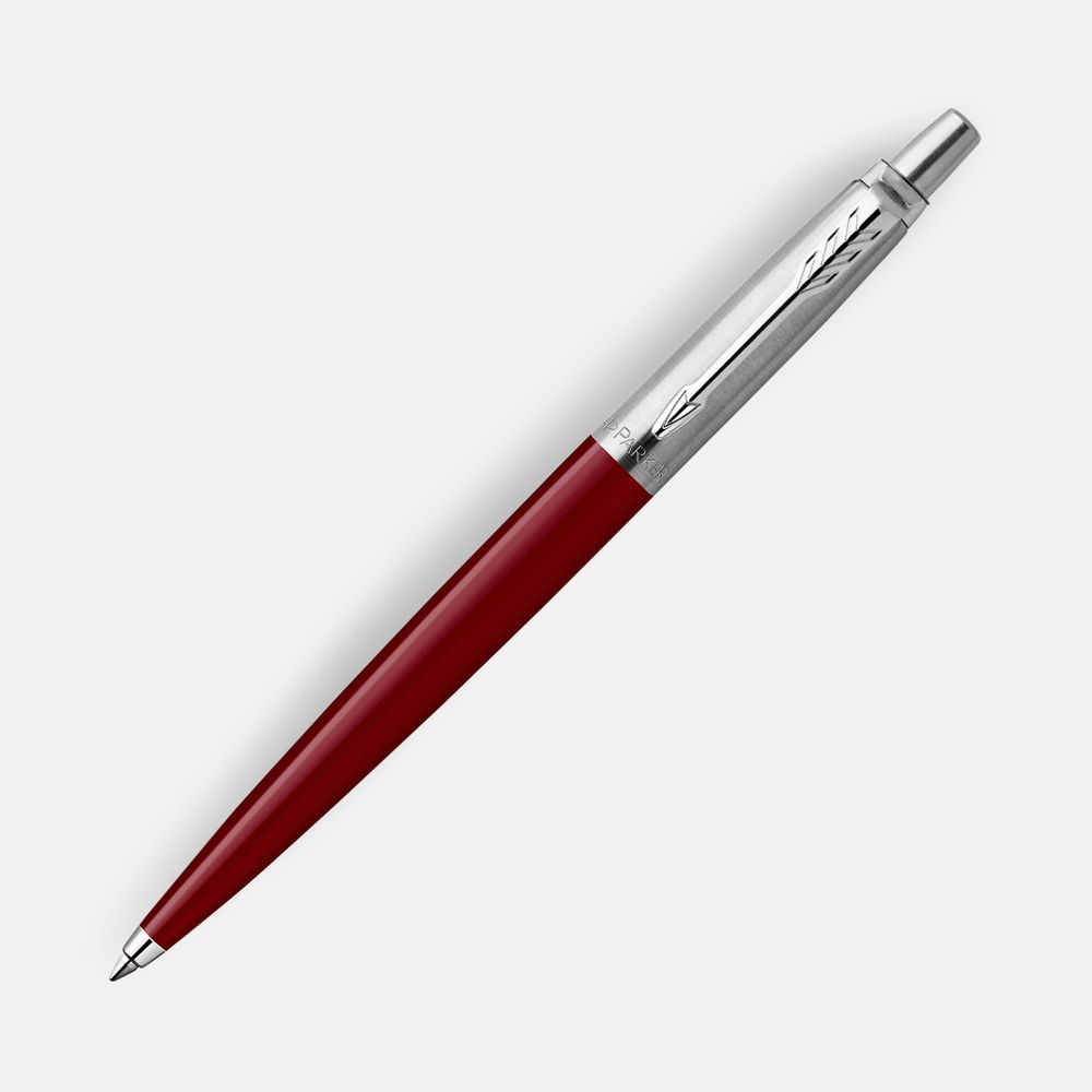 Ручка шариковая Parker Jotter Originals Red CT, красная-0