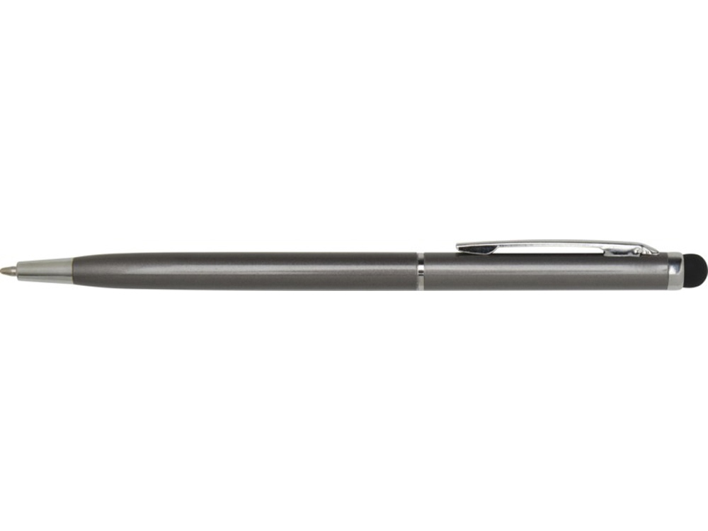 Шариковая ручка Ore алюминиевая со стилусом - Titanium-1