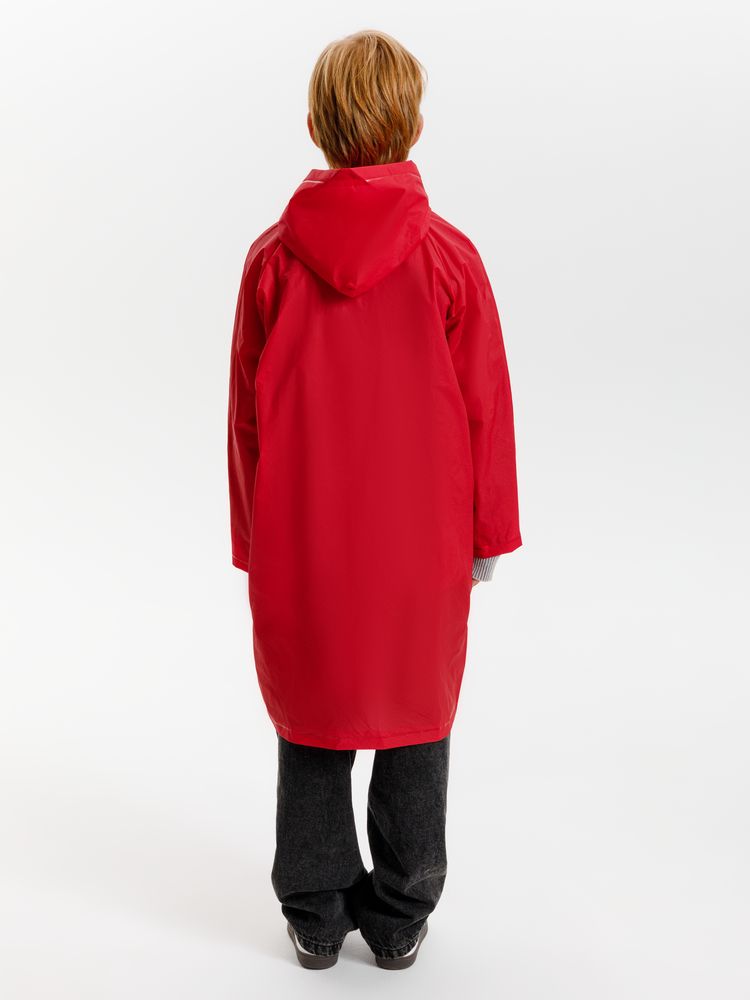 Дождевик детский RainDrop Kids, красный-7