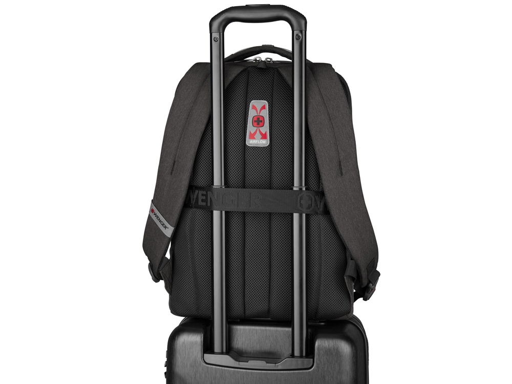 Рюкзак WENGER MX Professional 16, серый, 100% полиэстер, 33х21х45 см, 21 л-5