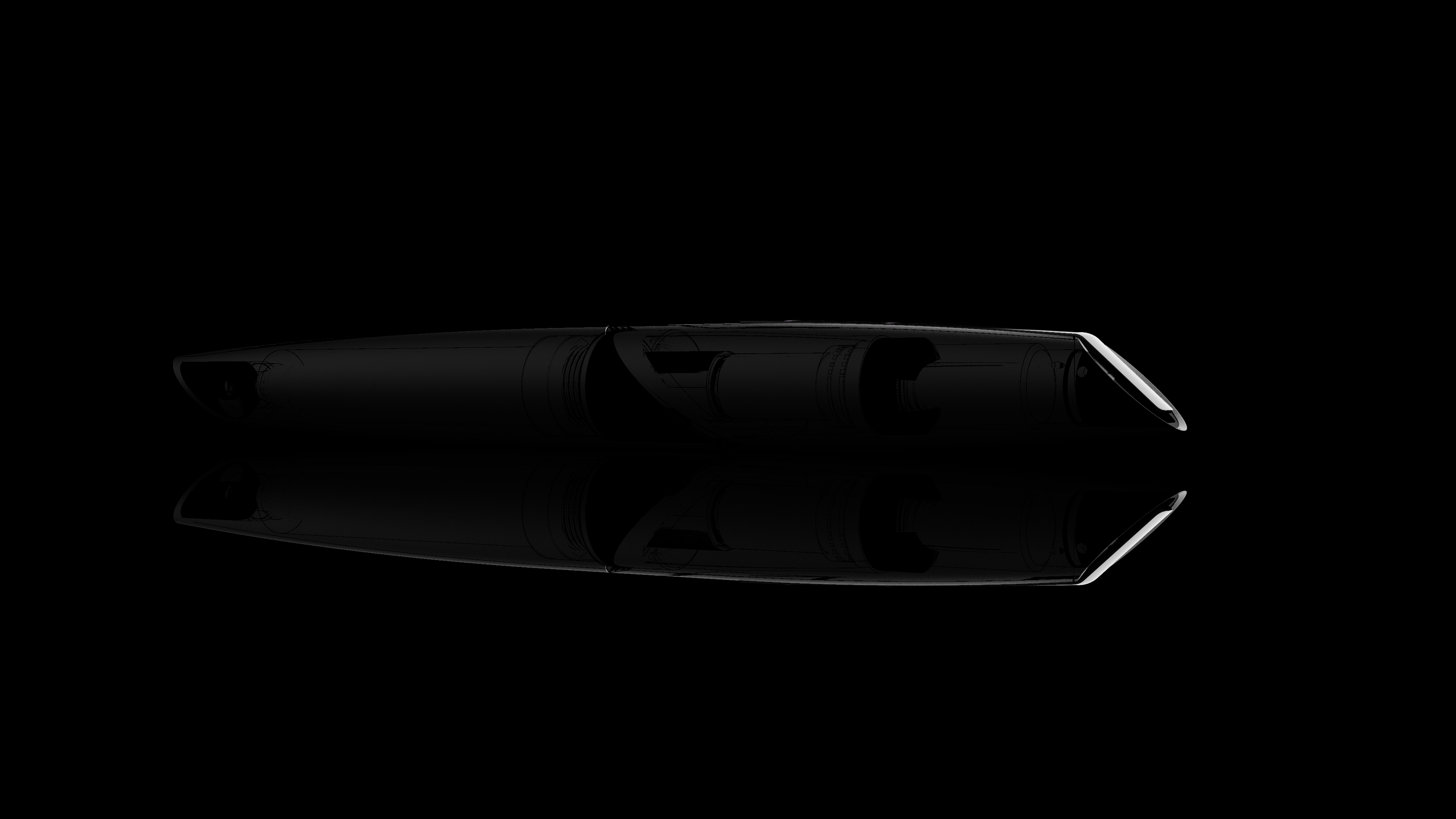 Перьевая ручка Pininfarina PF Two BLACK-24