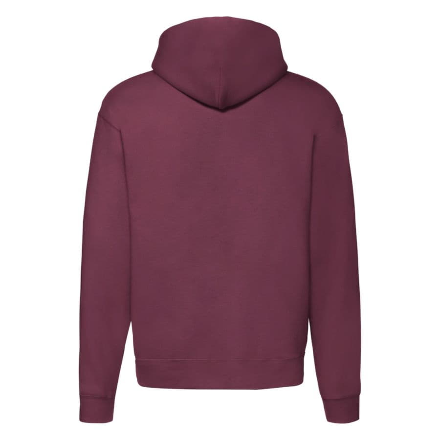 Толстовка с начесом PREMIUM HOODED SWEAT JACKET 280, бордовый-1