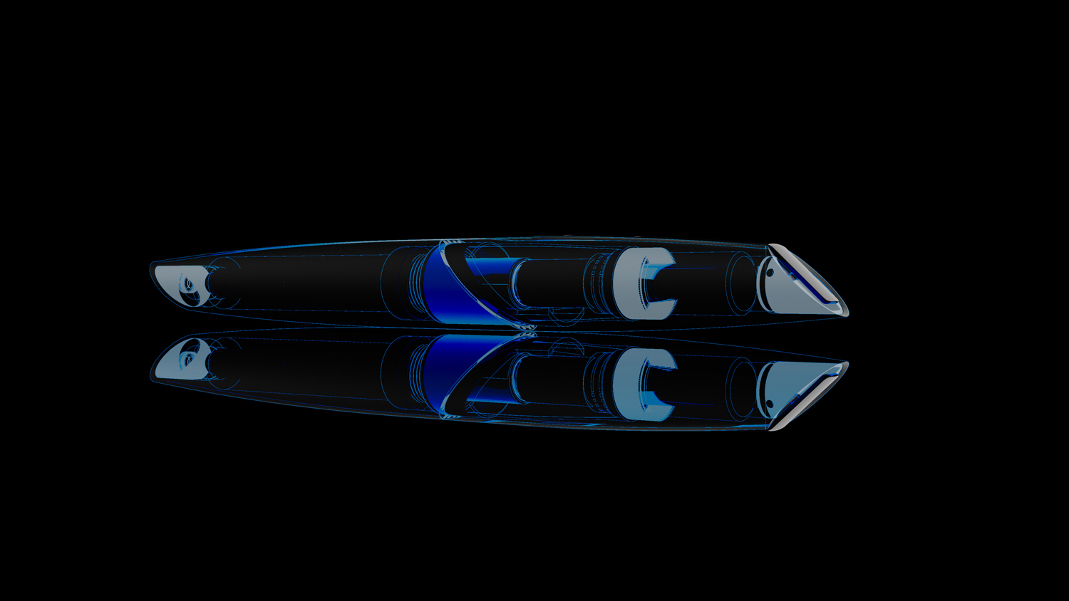 Перьевая ручка PININFARINA PF Two BLUE-21