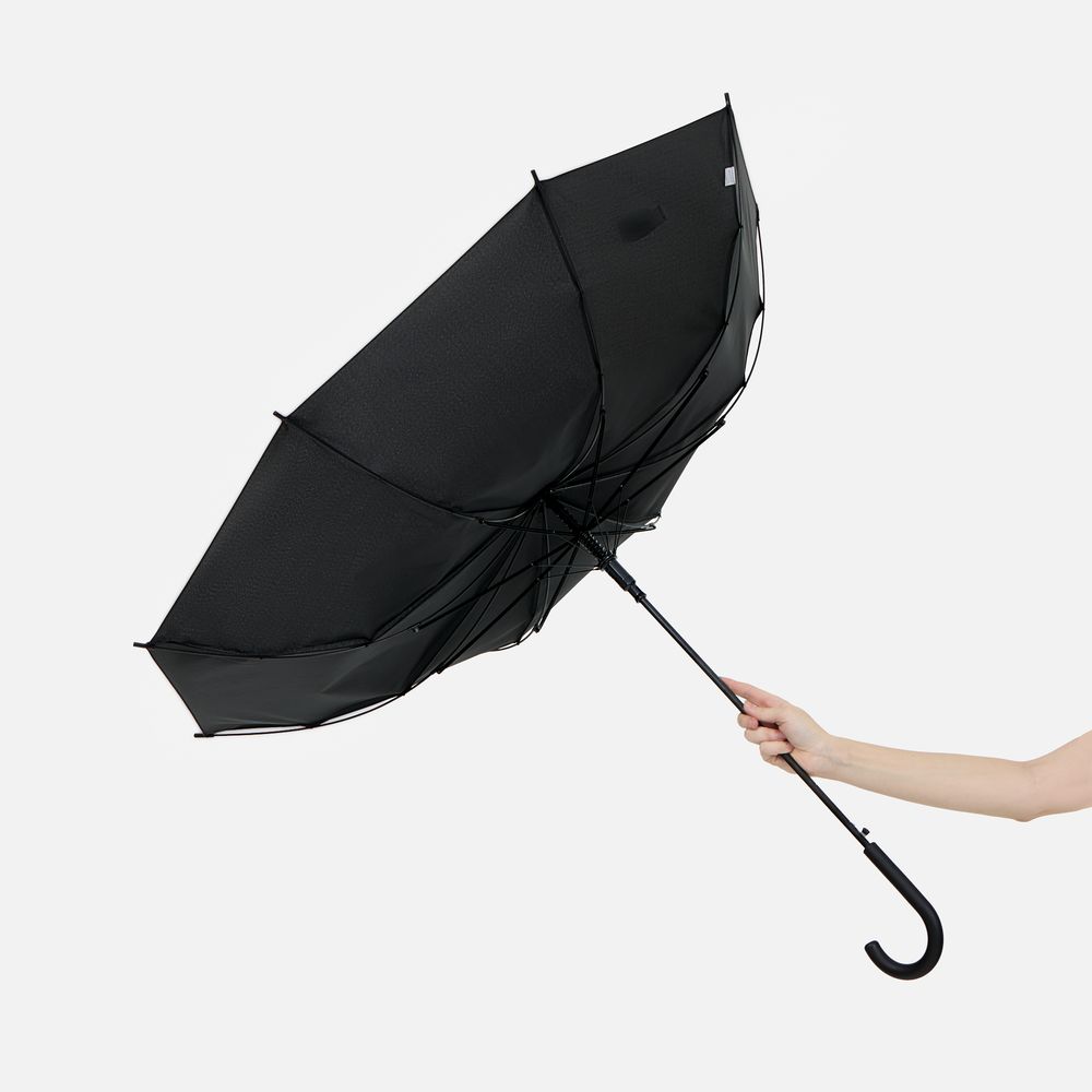 Зонт-трость Jolly Brolly, черный-3