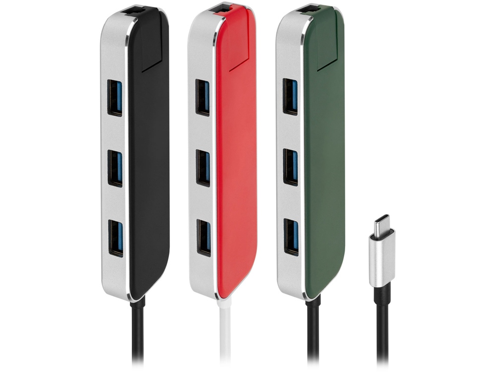 Хаб USB Rombica Type-C Chronos Black-4