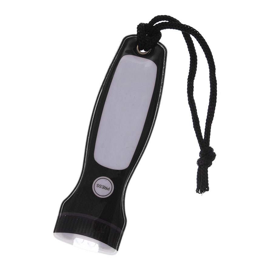 THELIX Фонарик LED  карманный, ультратонкий, пластик, черный, черный-0