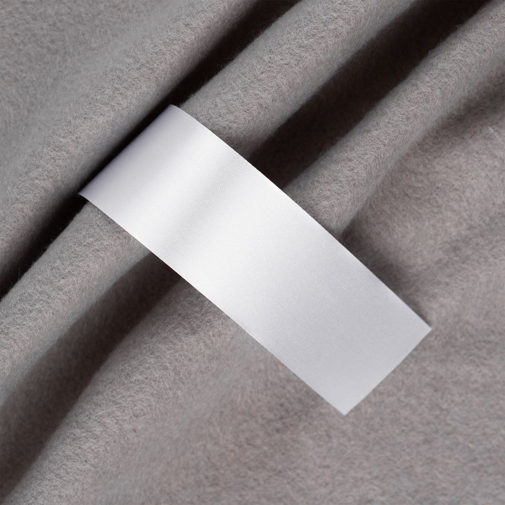 Лента сатиновая Satin 35 XXL, белая, 220 см-1