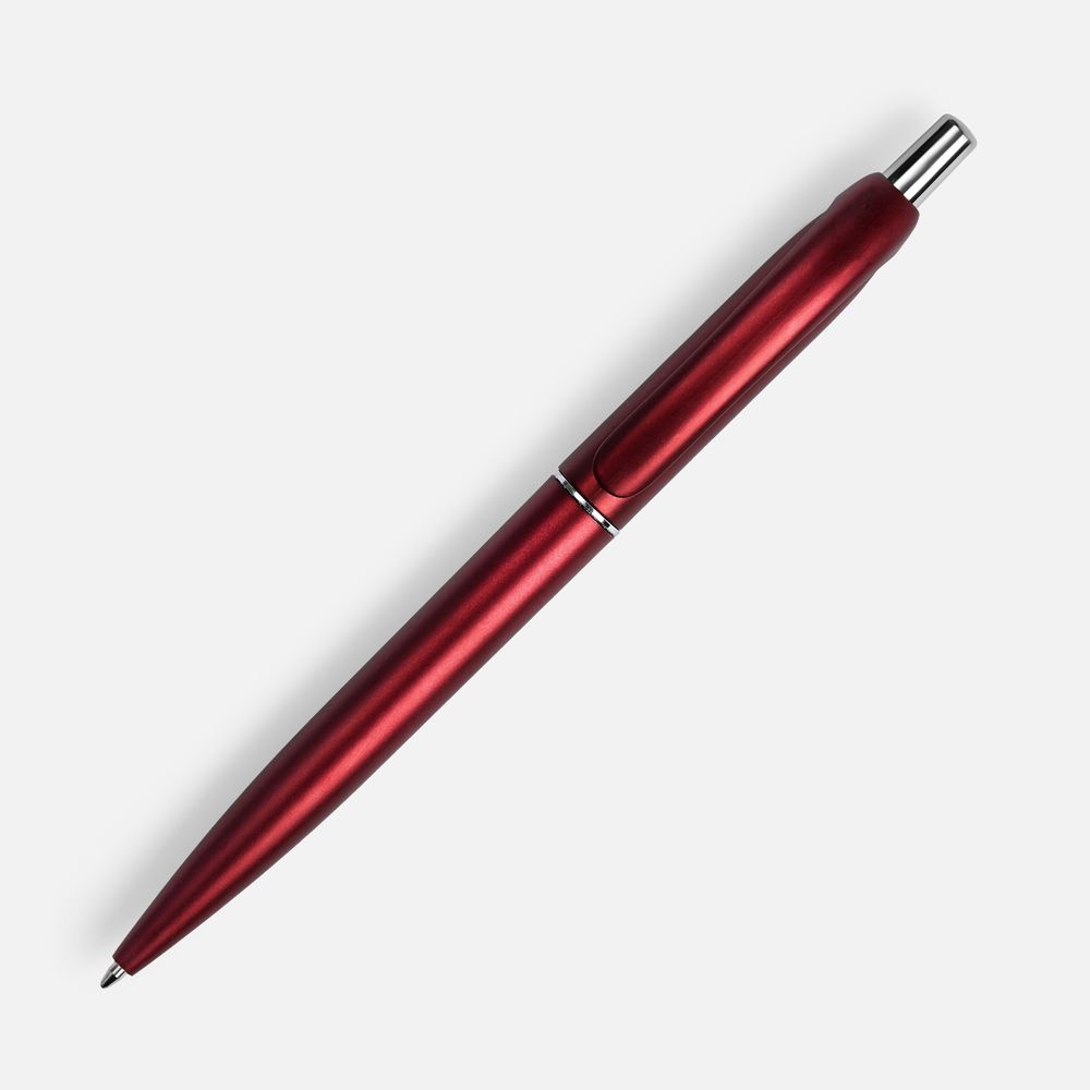 Ручка шариковая Bright Spark, красный металлик-1