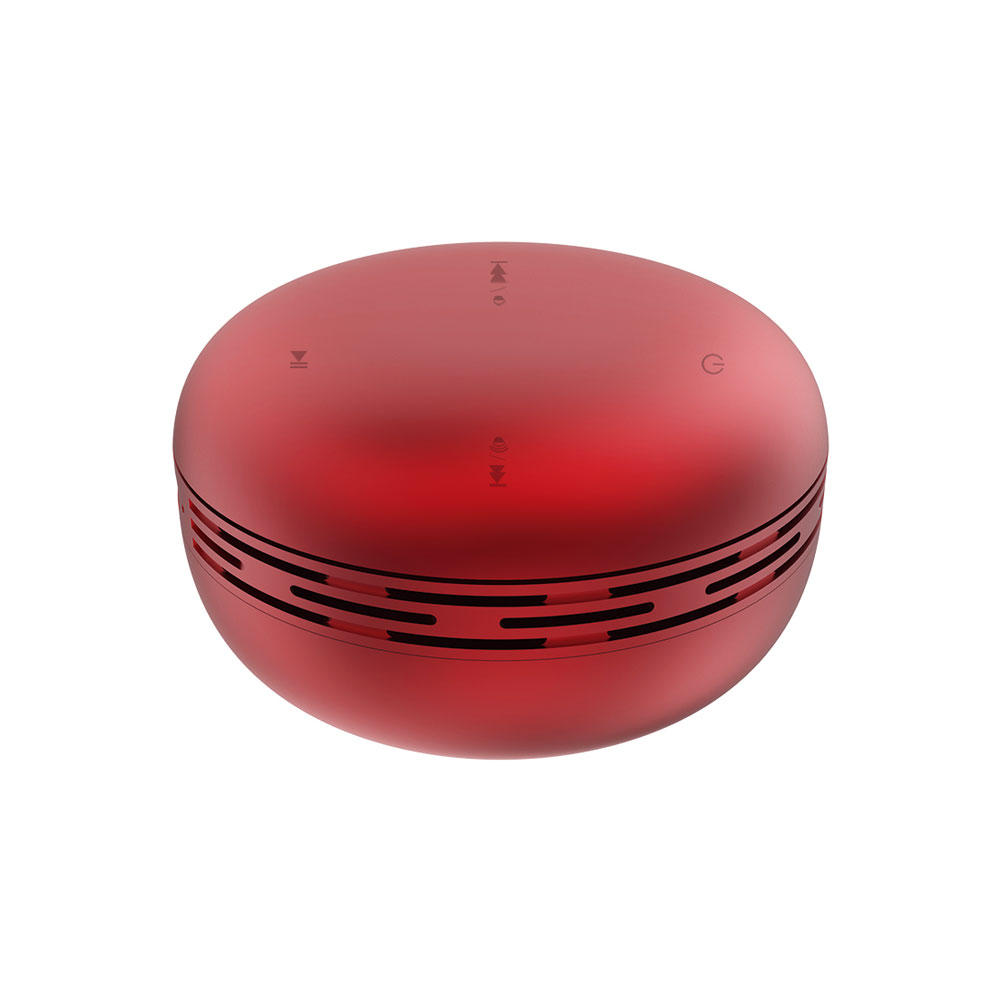 Беспроводная Bluetooth колонка Burger Inpods TWS софт-тач, Красный-0