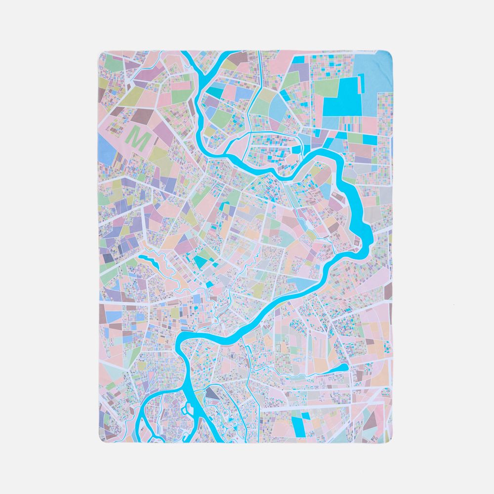 Флисовый плед Feltro Color Plus с печатью на заказ, M-2