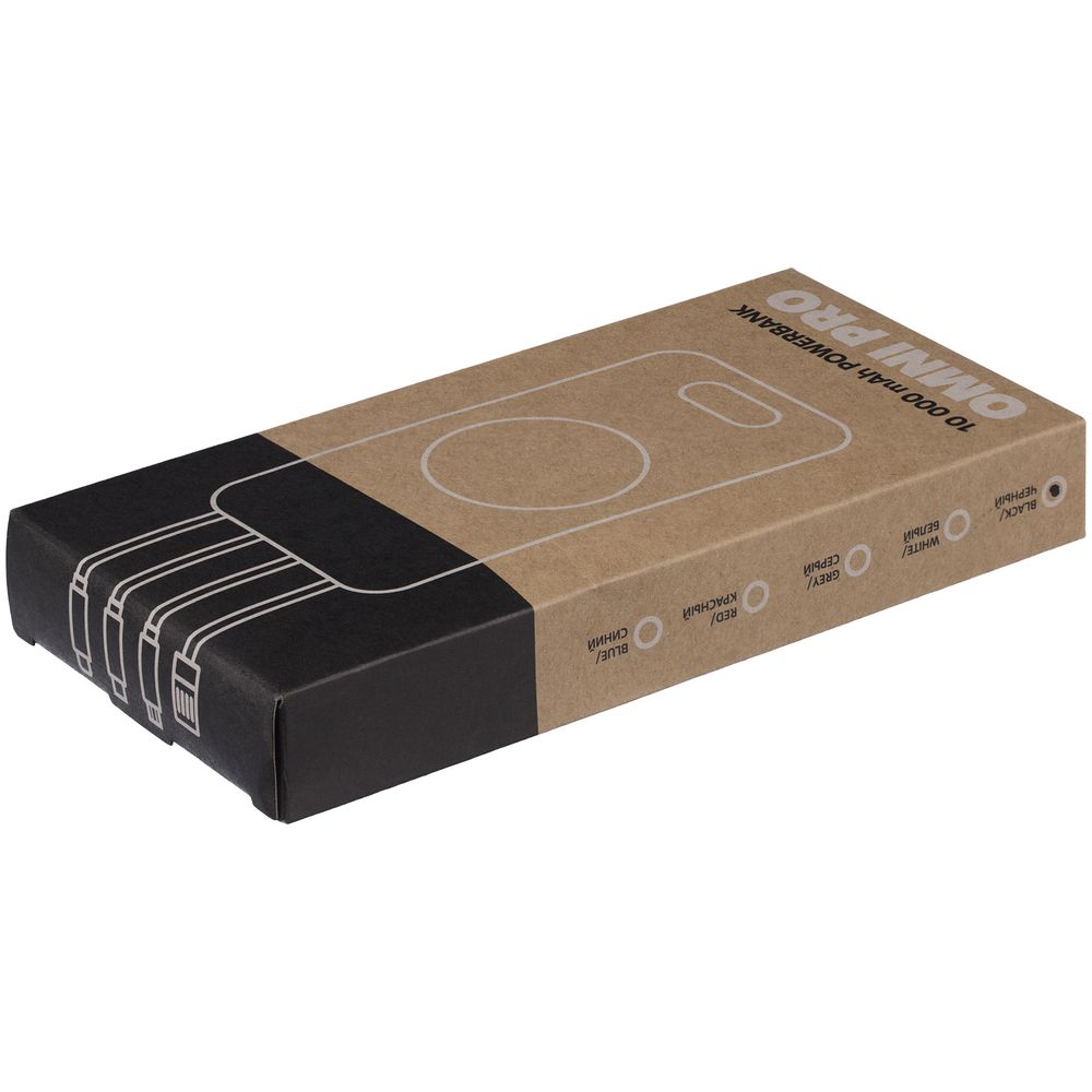 Внешний аккумулятор Omni Pro 10000 мАч, черный-6