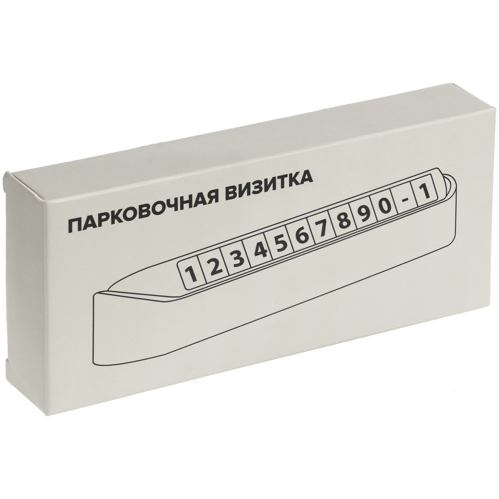 Парковочная визитка Litera, белая-3