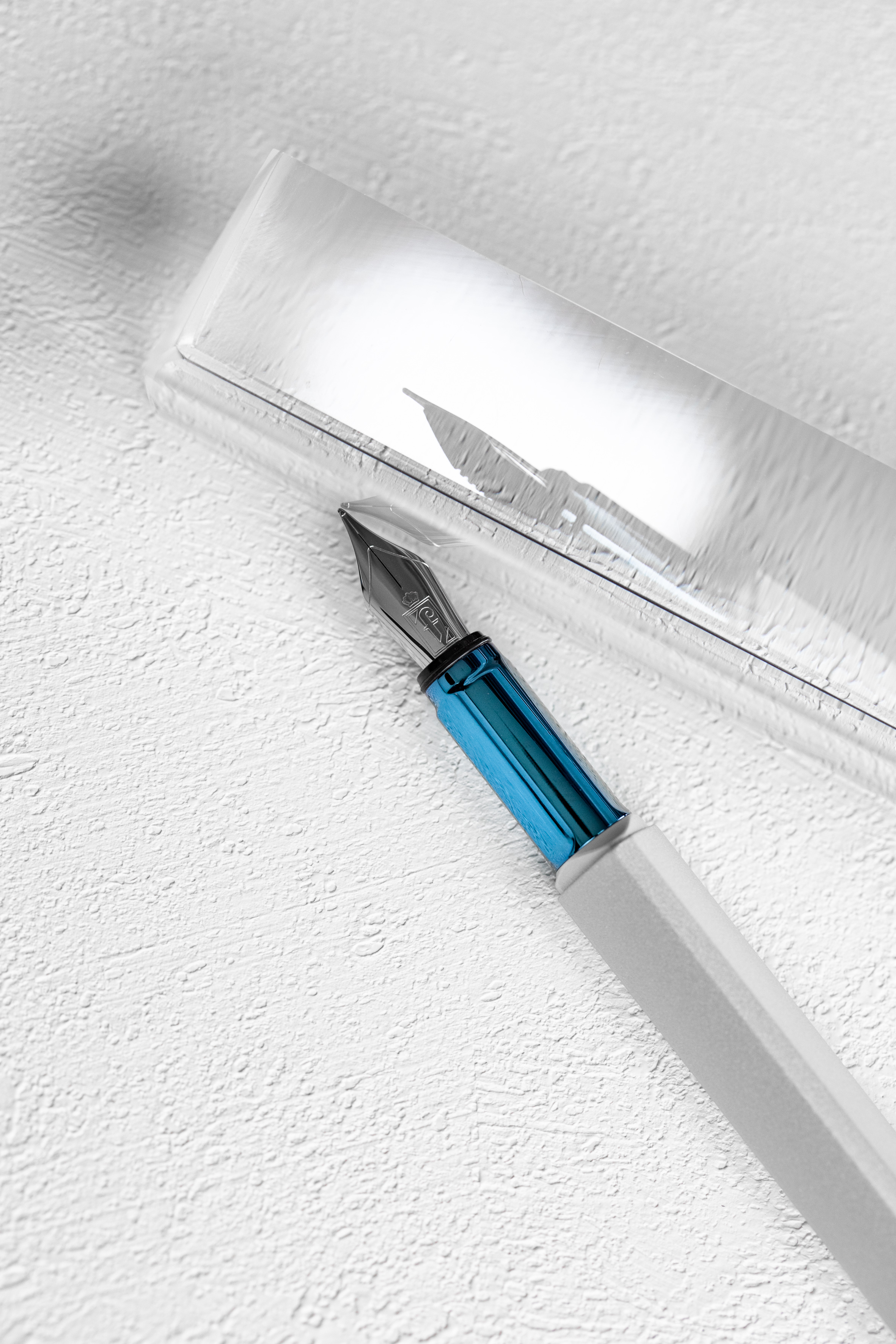 Перьевая ручка Pininfarina PF One SILVER /BLUE-7