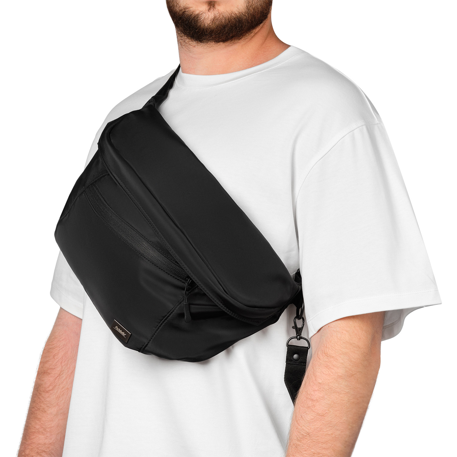 Сумка через плечо (cross body) Бостон (Boston), черная-5