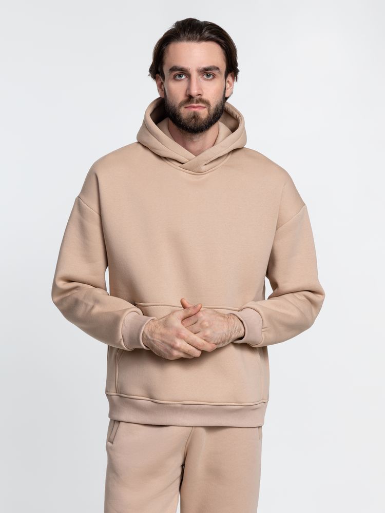 Худи Kulonga Oversize, бежевое-4