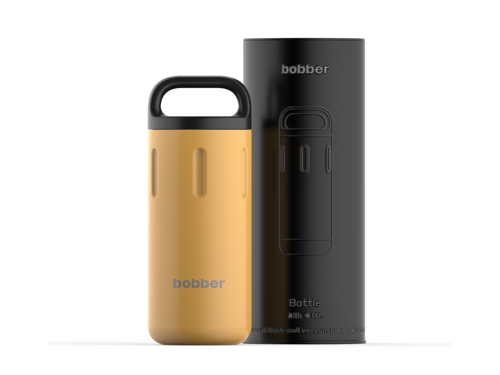 Вакуумный термос с керамическим покрытием бытовой, тм bobber, 590 мл. Артикул Bottle-590 Ginger Tonic (имбирный тоник)-2