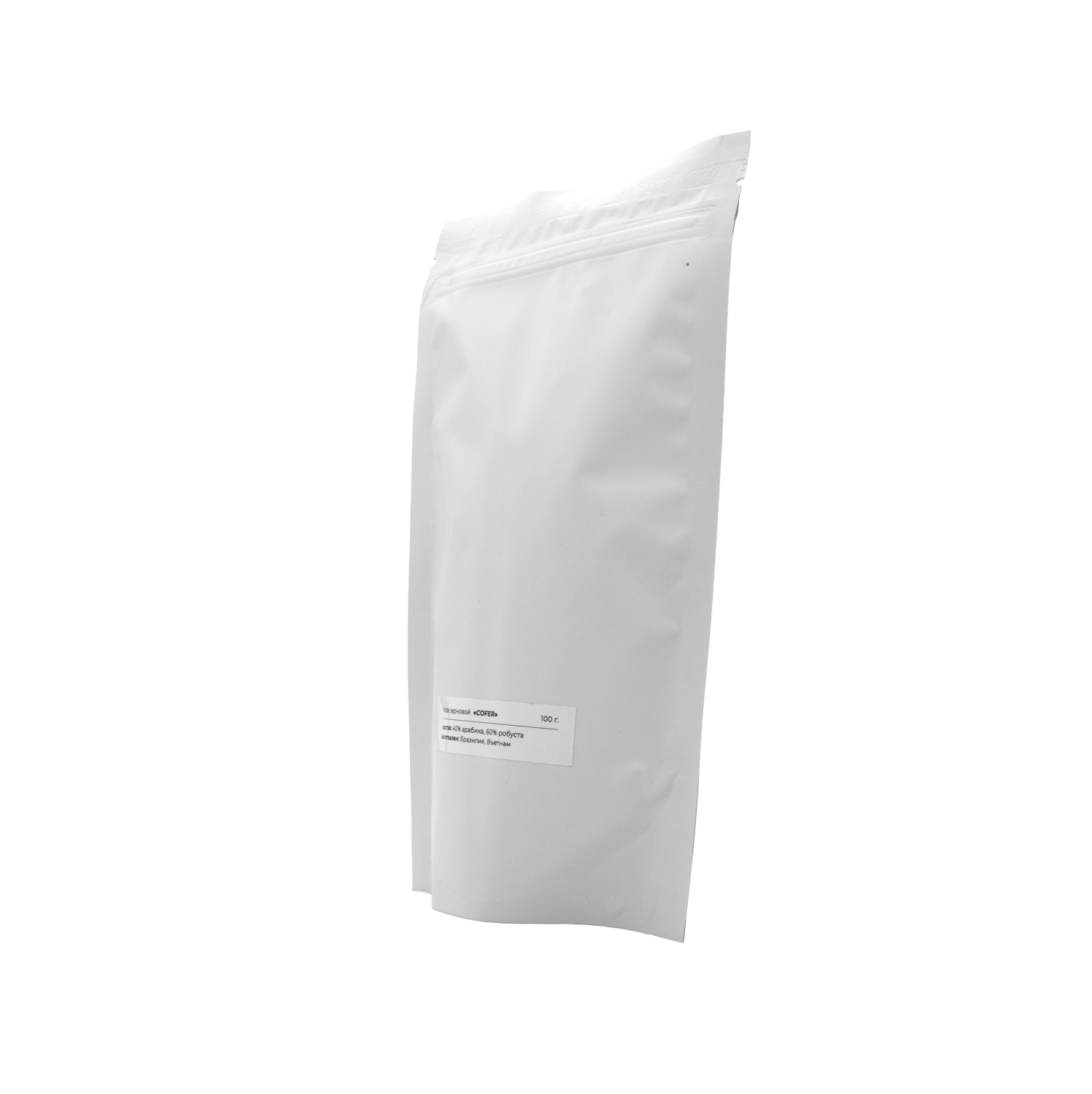 Кофе зерновой Cofer, 100 г (белый)-1