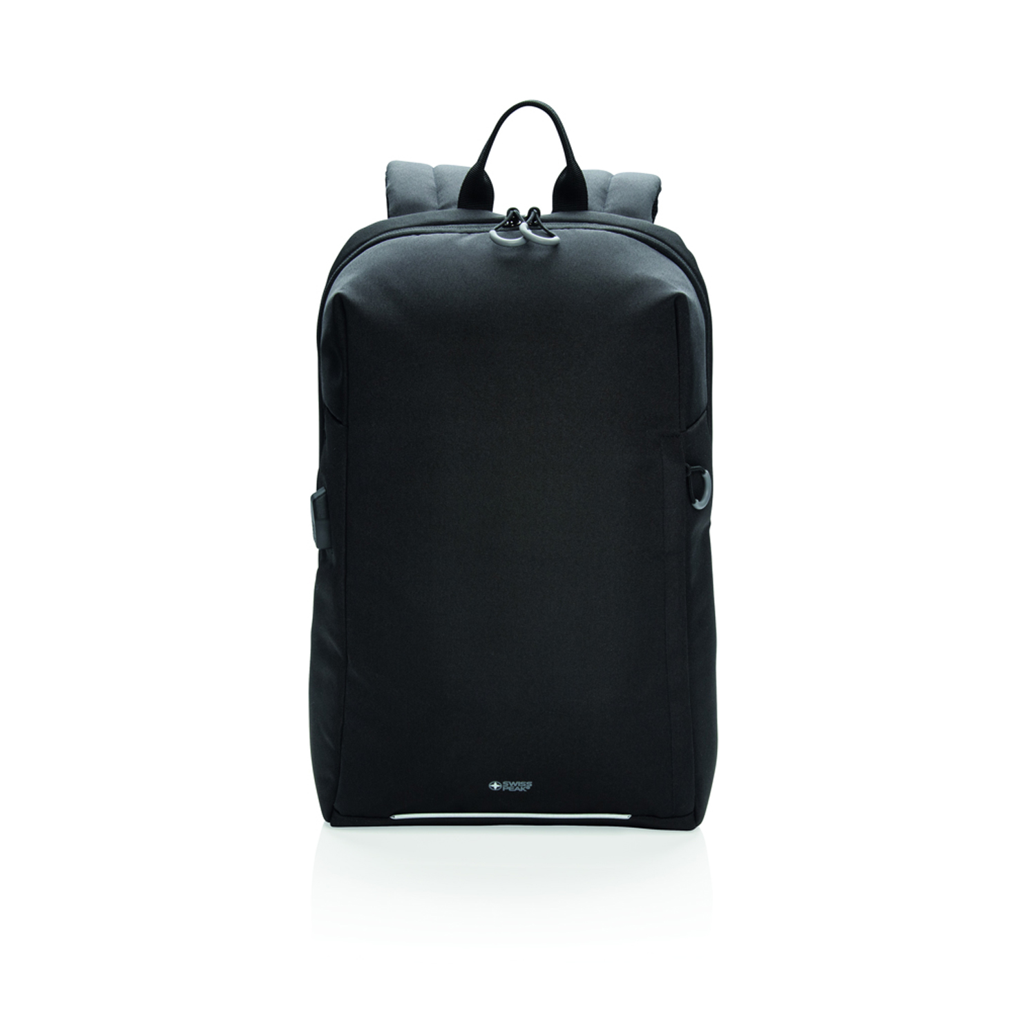 Рюкзак Swiss Peak с RFID-защитой и USB-A из rPET AWARE™, 15,6’’-1