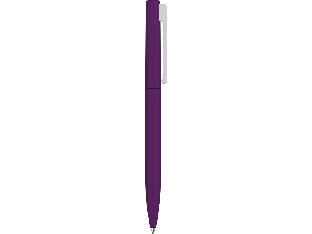 Шариковая ручка  Bright F Gum soft-touch, фиолетовый-2