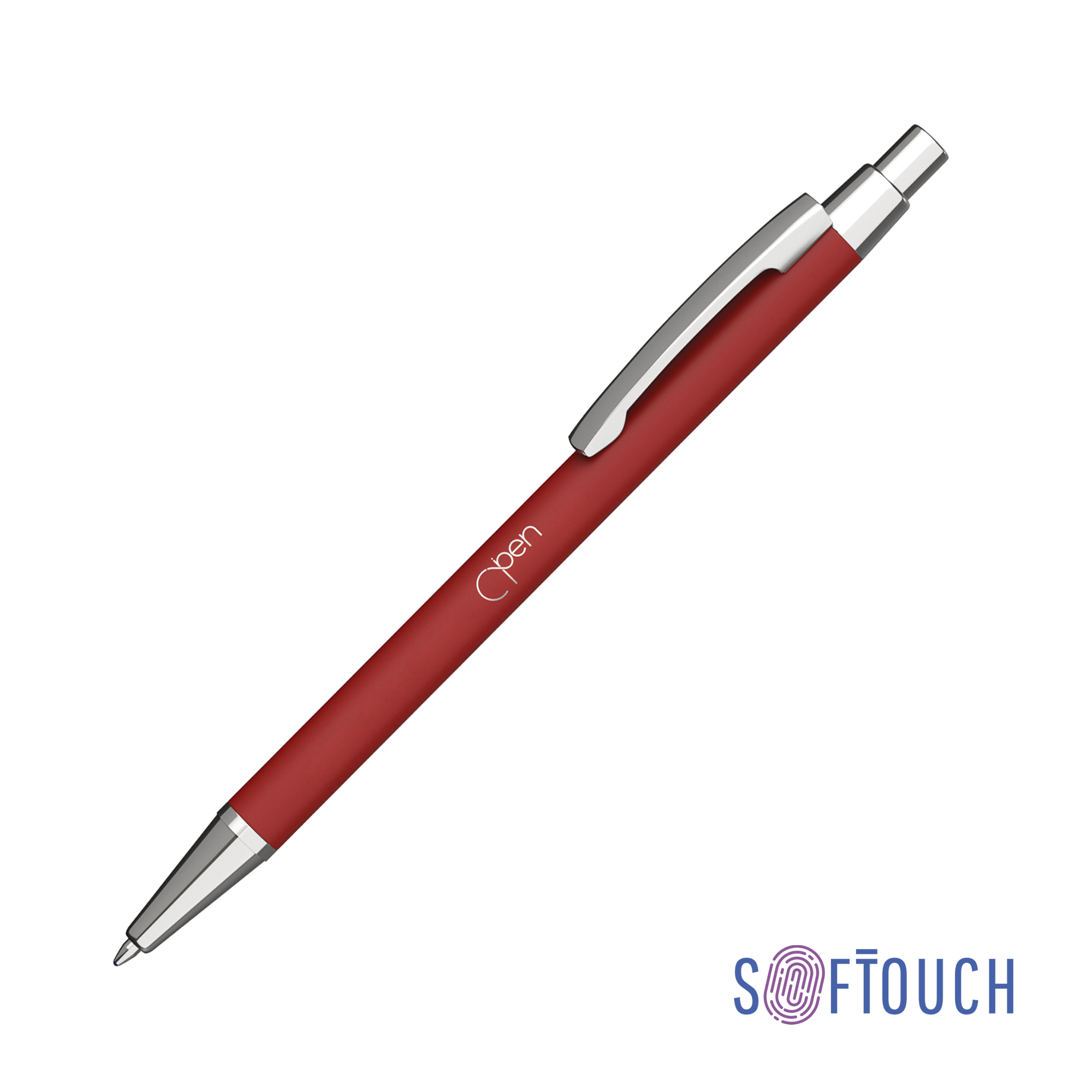 Ручка шариковая "Ray", покрытие soft touch-0