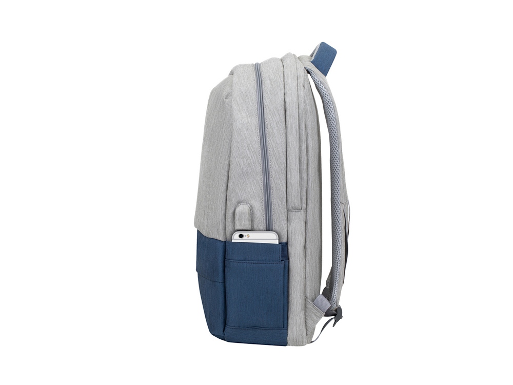 RIVACASE 7567 grey/dark blue рюкзак для ноутбука 17.3 / 6-24