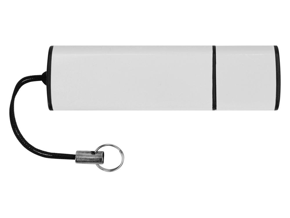 Флеш-карта USB 2.0 16 Gb металлическая с колпачком Borgir, белый-2