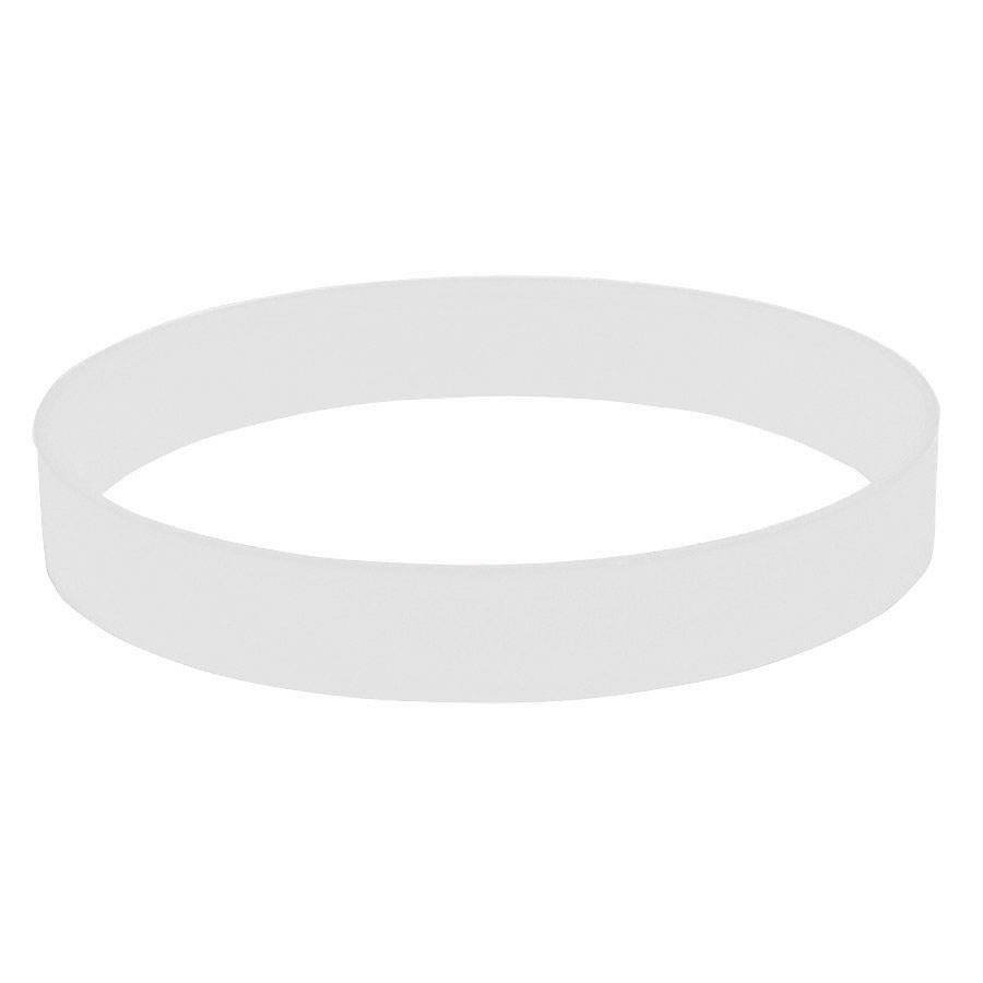 Браслет силиконовый FEST; 20 x 1,2 x 0,2 см; белый; силикон, белый-0