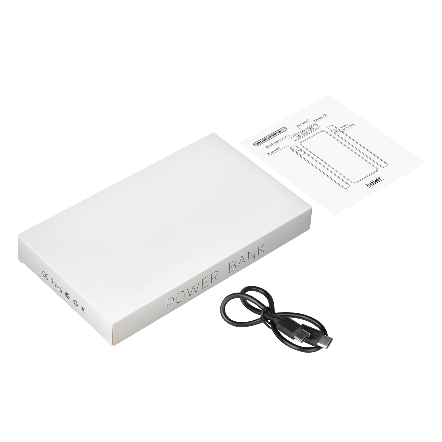Внешний аккумулятор с подсветкой Анкор Плюс PD (Ancor PD Plus) 10000 mAh, бирюзовый-8
