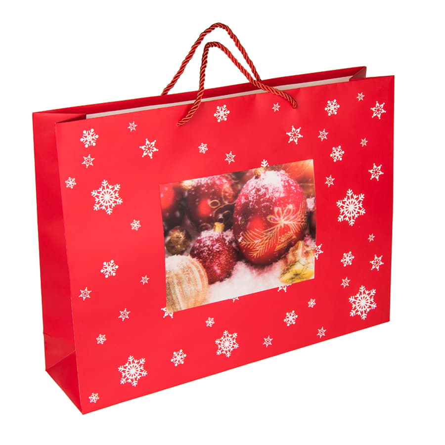 Пакет малый  RED WONDER размер 32 x 27 x 11 см, , красный-1