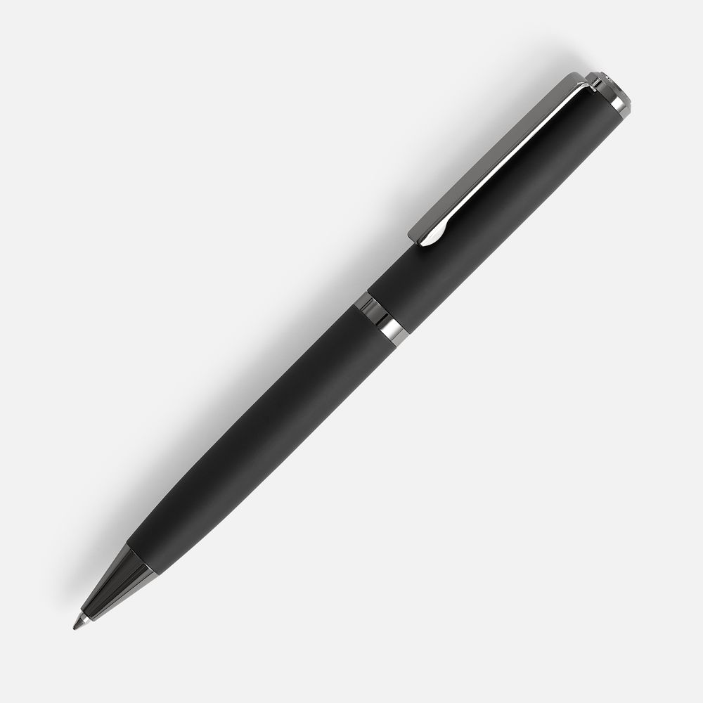 Ручка шариковая Inkish Gunmetal в футляре, черная-1