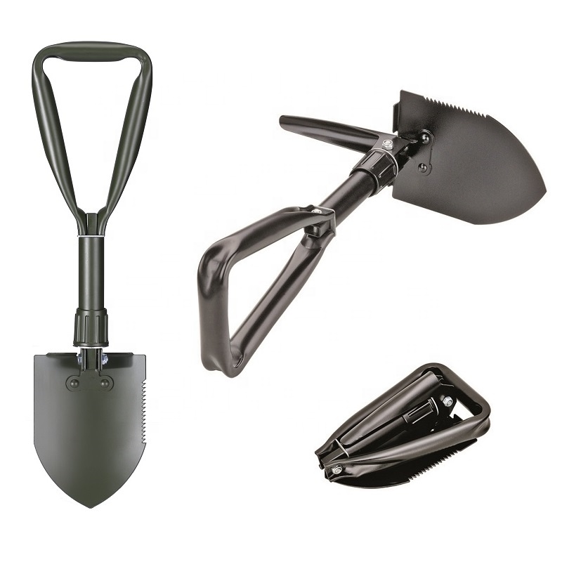 Лопата складная Multi Shovel Pro, Чёрный-3