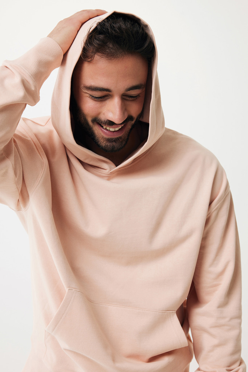 Худи Iqoniq Yoho из переработанного хлопка, свободный крой, унисекс, 340 г/м²-16