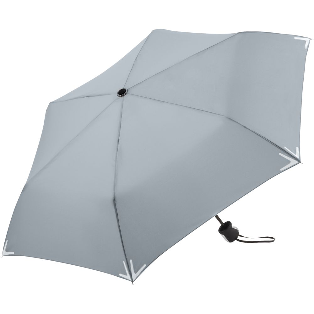 Зонт складной Safebrella, серый-0