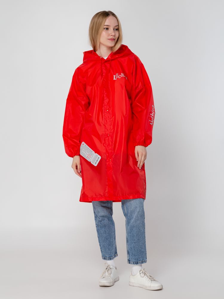 Дождевик унисекс Rainman, красный-5