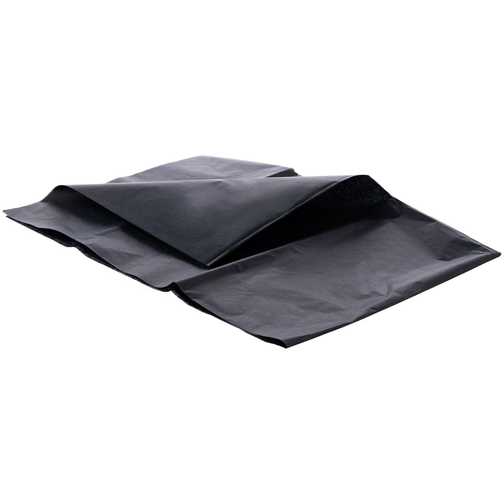 Декоративная упаковочная бумага Tissue, черная-0