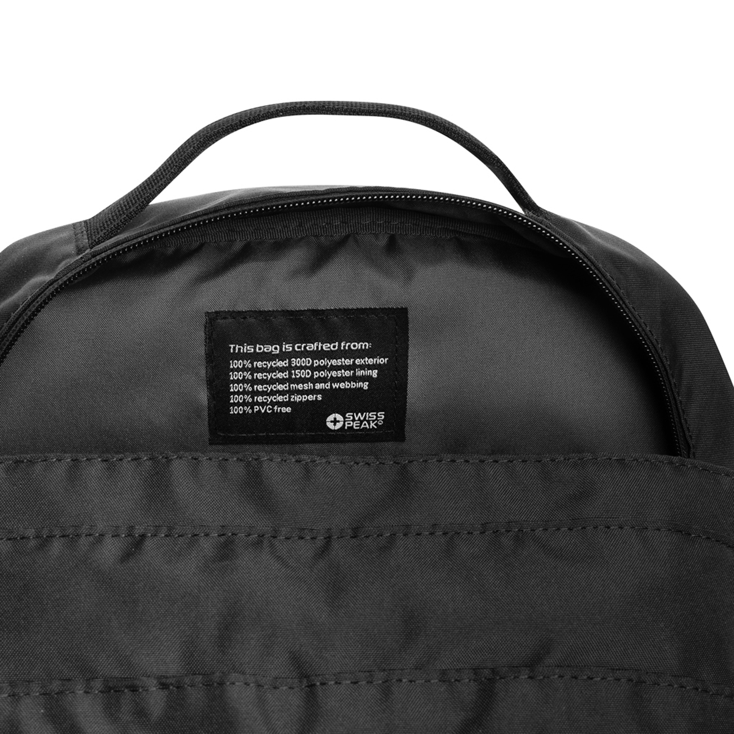 Рюкзак для ноутбука Swiss Peak Edin из rPET Aware™, 15.6"-7