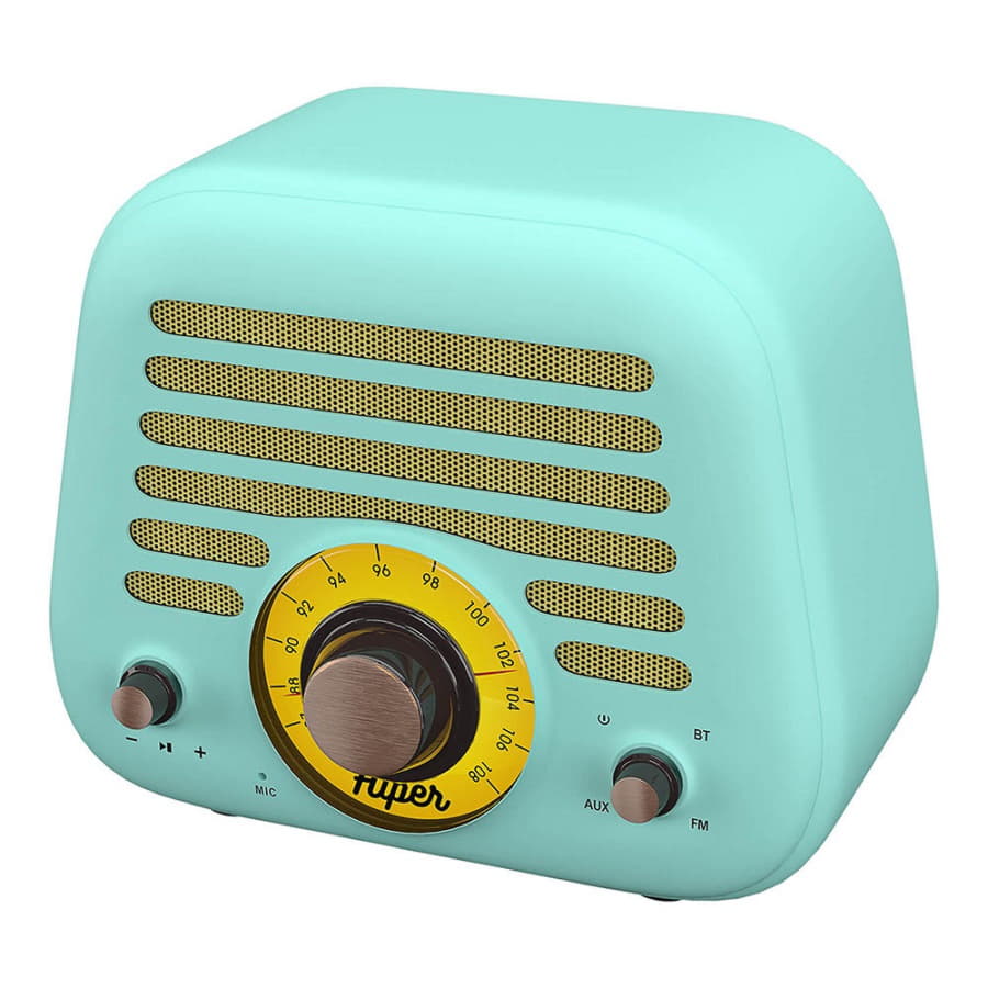 Колонка беспроводная RETRO L, цвет голубой , голубой-2