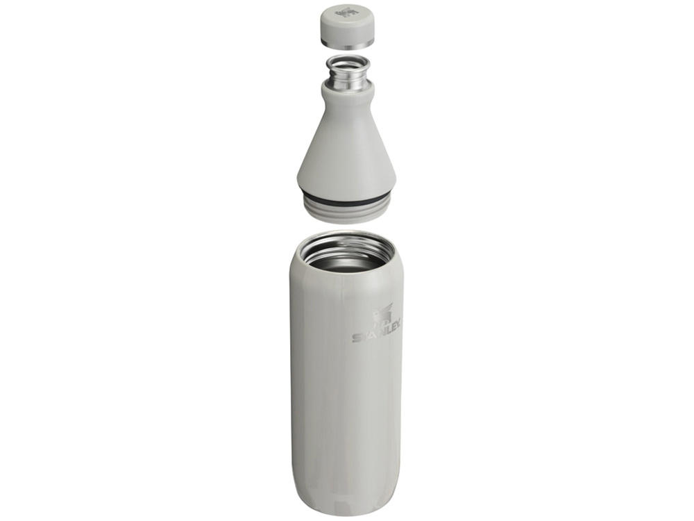 Термобутылка для воды Stanley All Day Slim объемом 600 мл - Серый-1