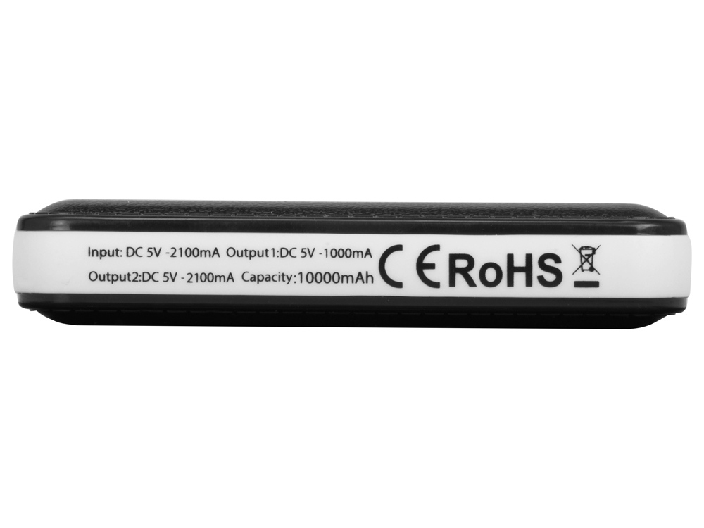 Портативное зарядное устройство Стор, 10000 mAh, черный-6