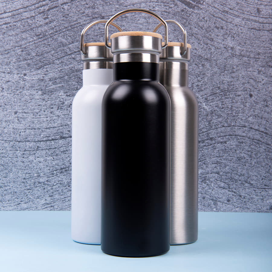 Бутылка для воды DISTILLER, 500мл, серебристый-5
