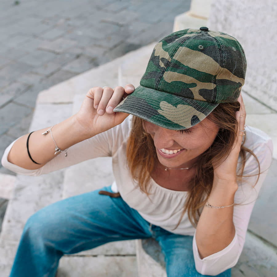 Бейсболка DAD HAT, 6 клиньев, металлическая застежка, розовый-2
