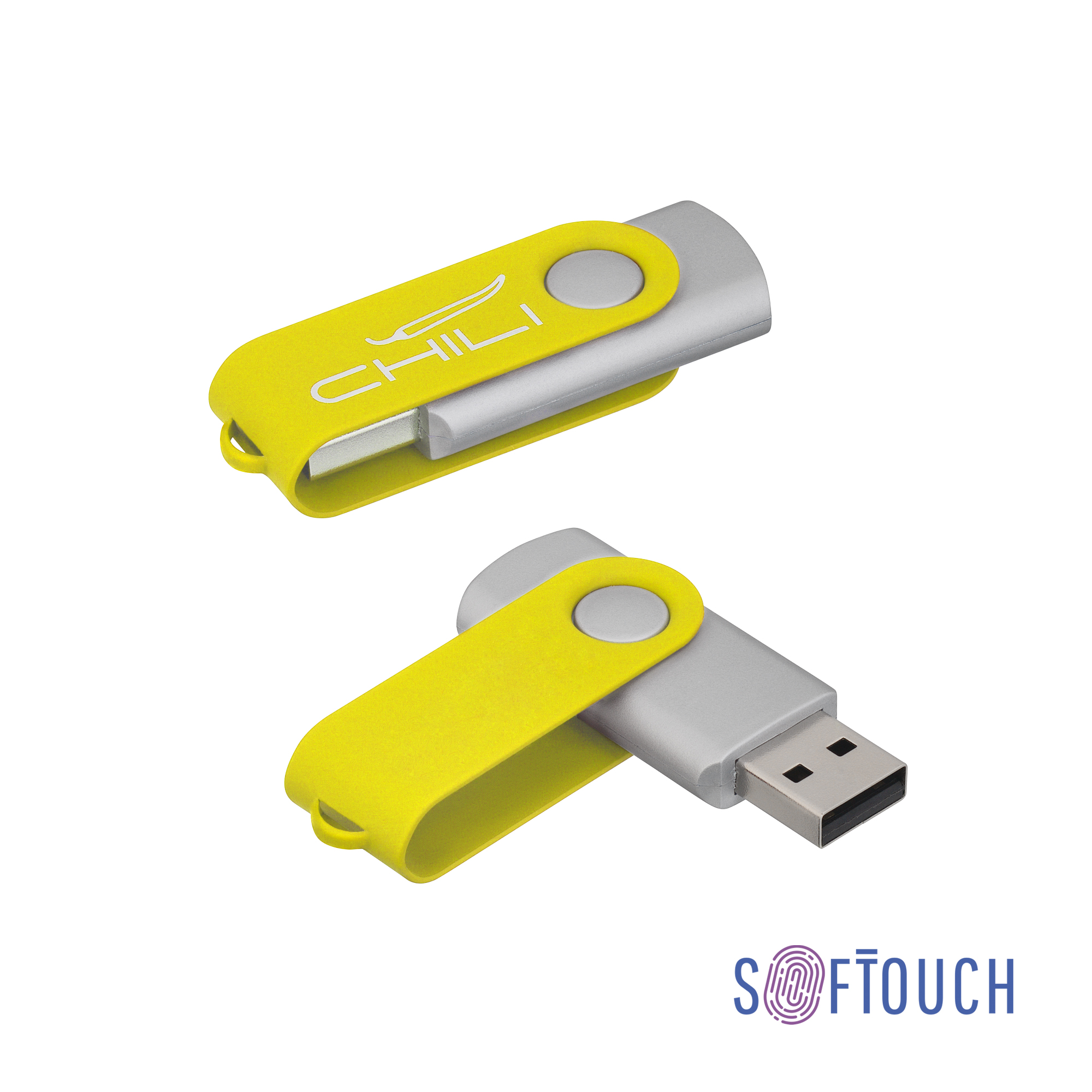 Флеш-карта "Vostok", объем памяти 16GB, покрытие soft touch#-0