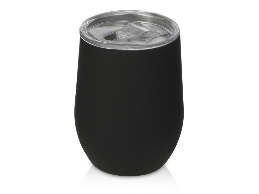 Термокружка Vacuum mug C1, soft touch, 370мл, черный-0